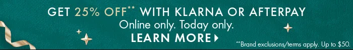 Get Up to 25% Off with Kalrana or Afterpay