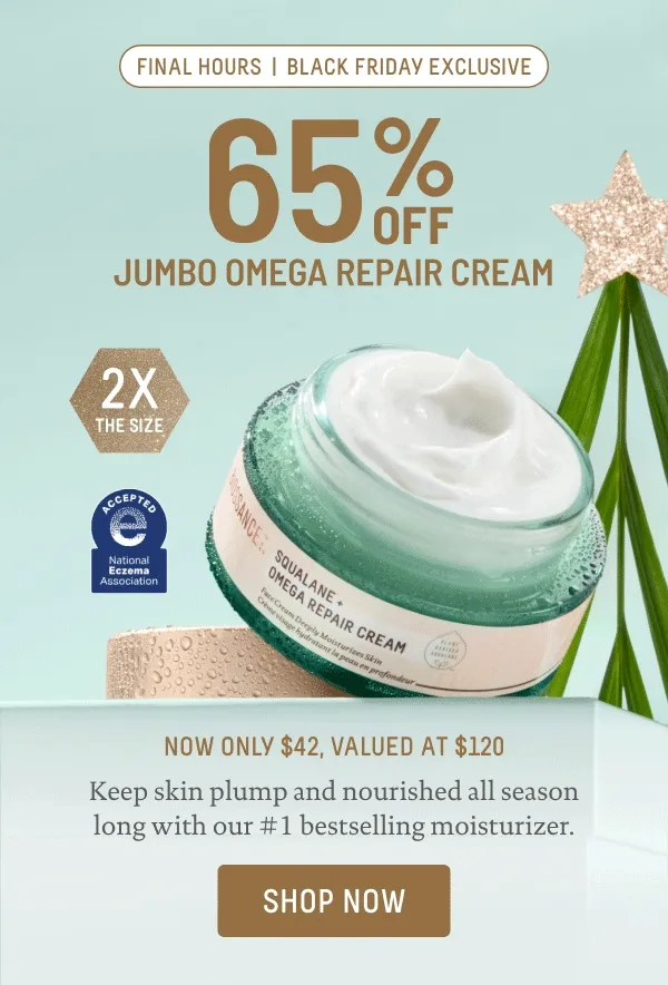Black Friday Drop Today Only 65% Off Jumbo Omega Repair Cream
