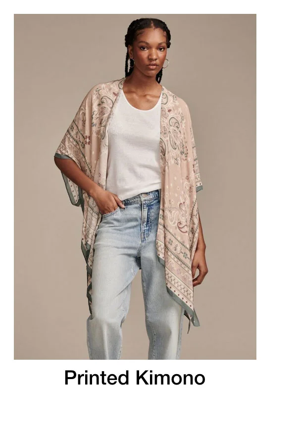Printed Kimono