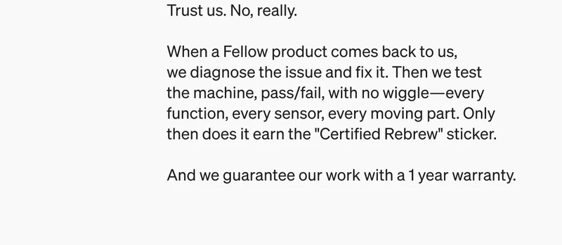 We guarantee our work with a 1 year warranty