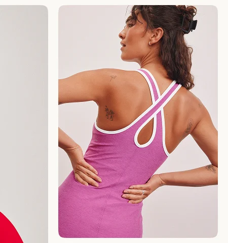 Spacedye Starting Line Dress in Sunset Violet Heather