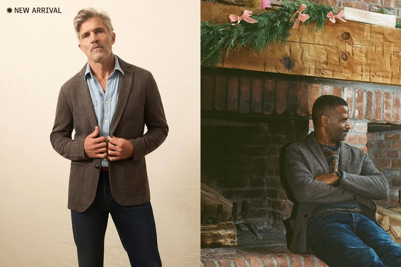 Inlet Knit Tweed Blazer