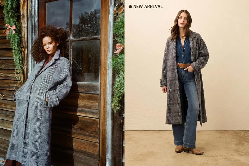 Atlantic Plaid Coat