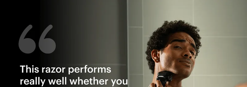 This razor performs really well...