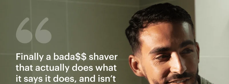 Finally a bada$$ shaver...