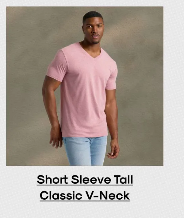Short Sleeve Tall Classic Vee