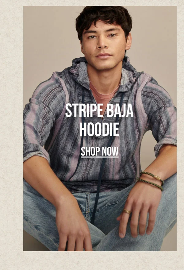 Stripe Baja Hoodie Shop Now