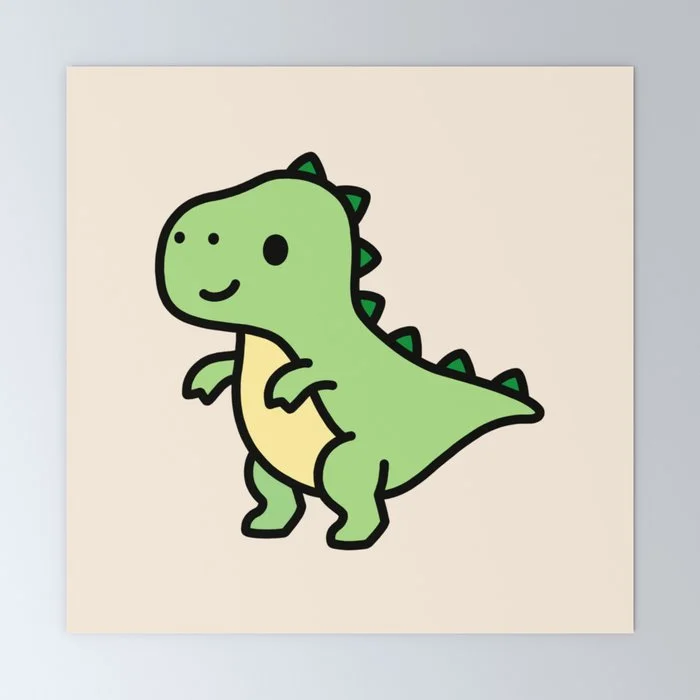 T. Rex Mini Art Print Mini Art Print