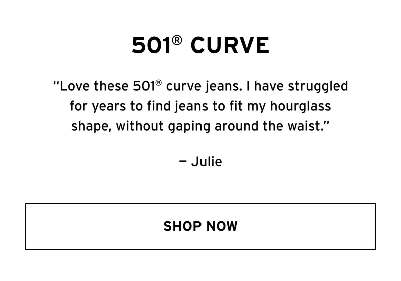 SHOP 501® CURVE JEANS