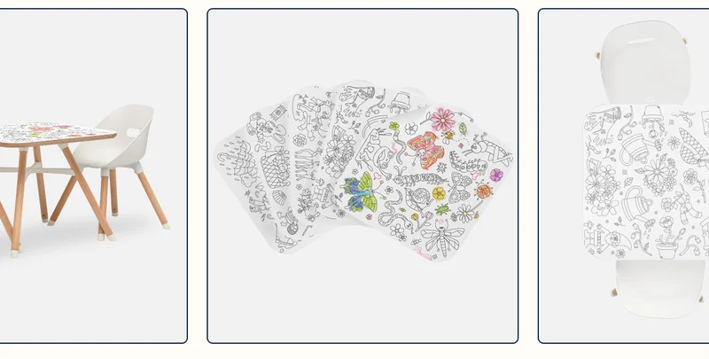 A mini masterpiece. With new limited-edition designs, your little one can be free to color outside the lines (without scribbling all over your walls).