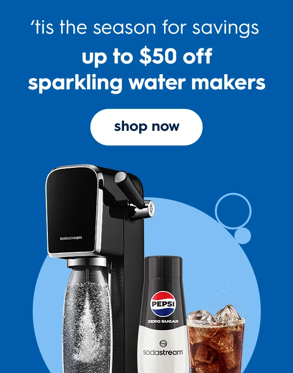 Up to $50 off Sparkling Water Makers