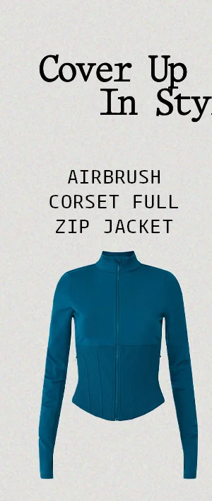 Airbursh Corset Full Zip Jacket