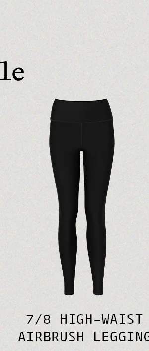 7/8 High-Waist Airbrush