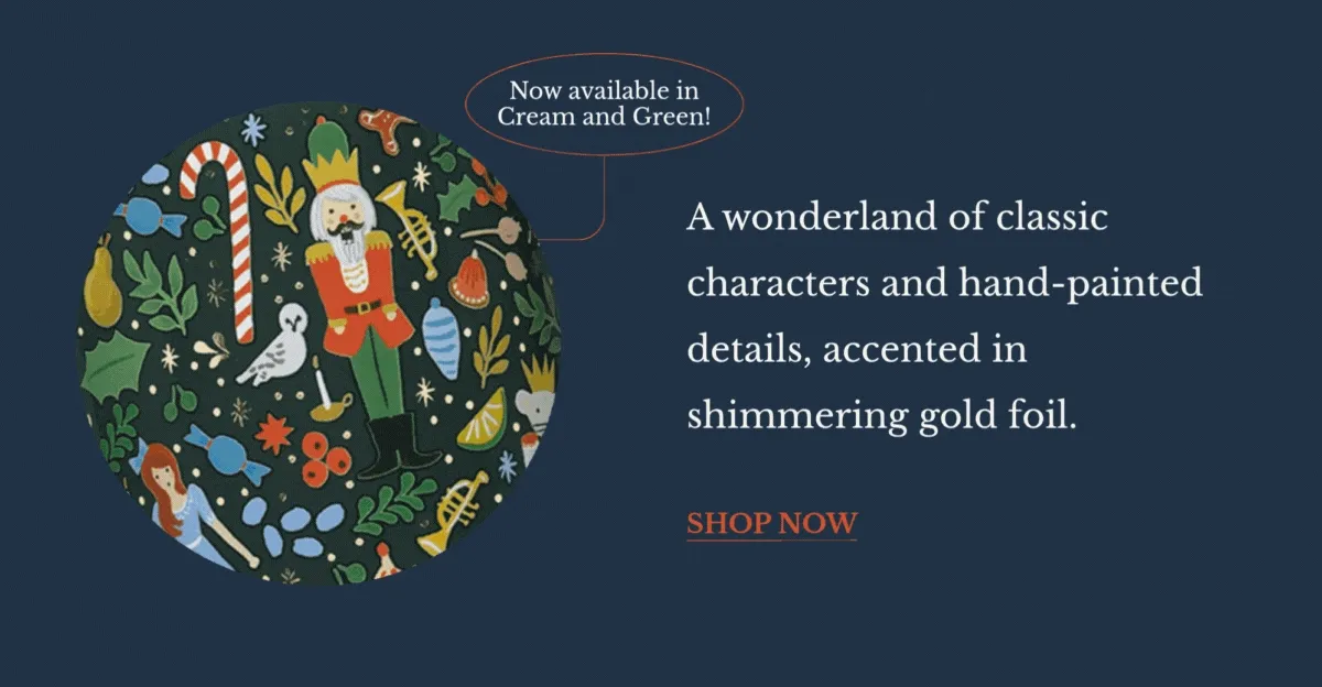 Shop Rifle Paper Co. Nutcracker drinkware