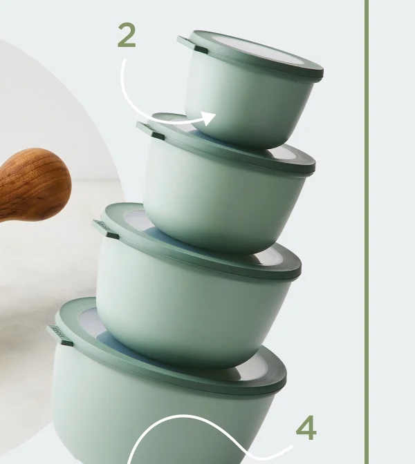 Microwavable Nested Food Storage Containers