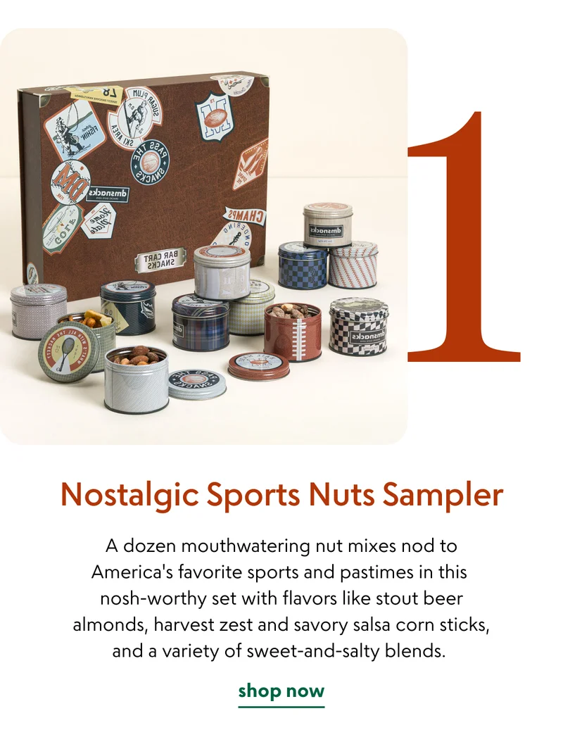 Nostalgic Sports Nuts Sampler