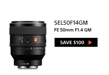 SEL50F14GM | Save $100