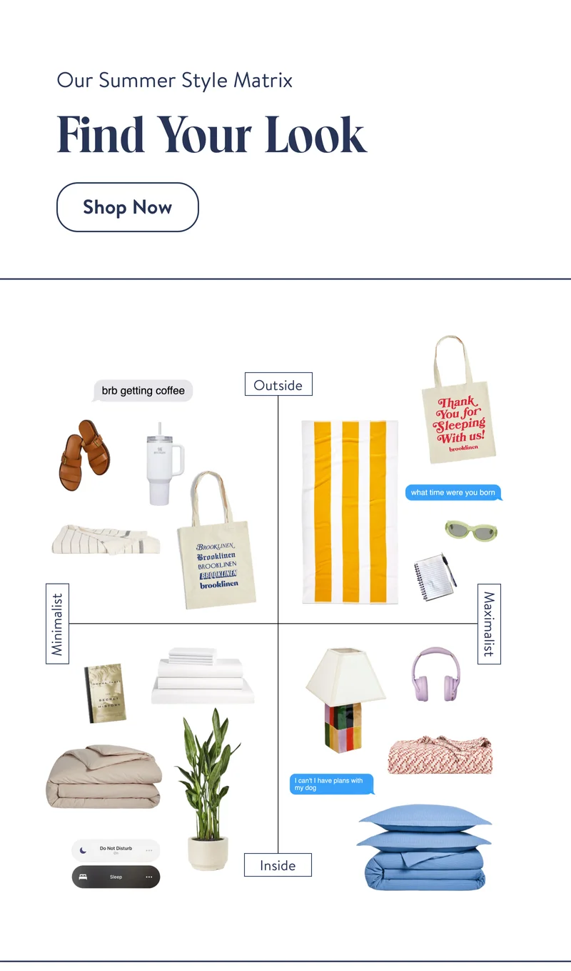 Find your look. shop now.