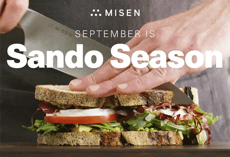 September is Sando Season.