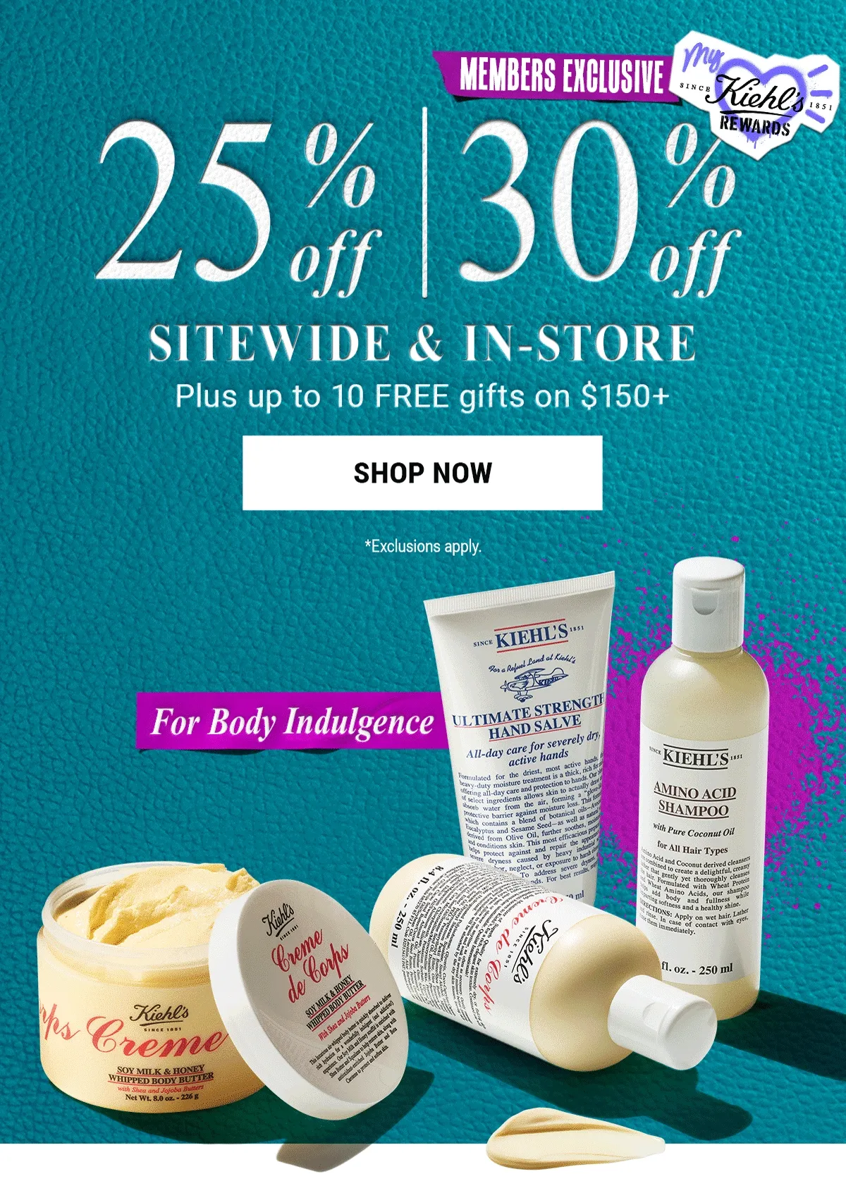 25% off | 30% off