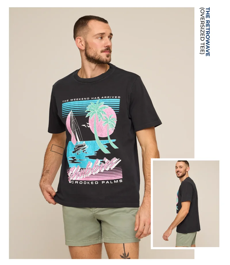 Oversized Tee: The Retrowave