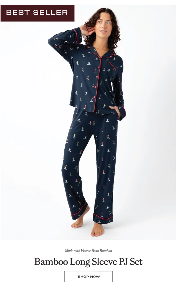 Long Sleeve Bamboo Pajama Set - Shop Now Long Sleeve Bamboo Pajama Set - Shop Now