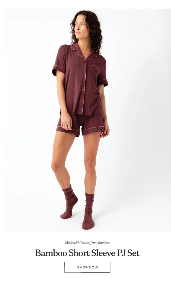 Bamboo Short Sleeve PJ Set - Shop Now Bamboo Short Sleeve PJ Set - Shop Now