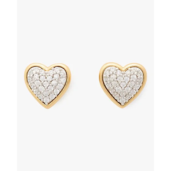 With All My Heart Pavé Studs