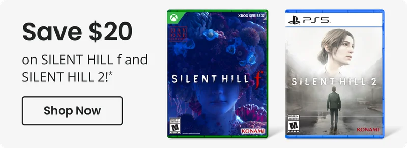 Save $20 on SILENT HILL f and SILENT HILL 2!* | Shop Now
