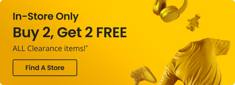 In-Store Only | Buy 2, Get 2 FREE ALL Clearance items!* | Find A Store
