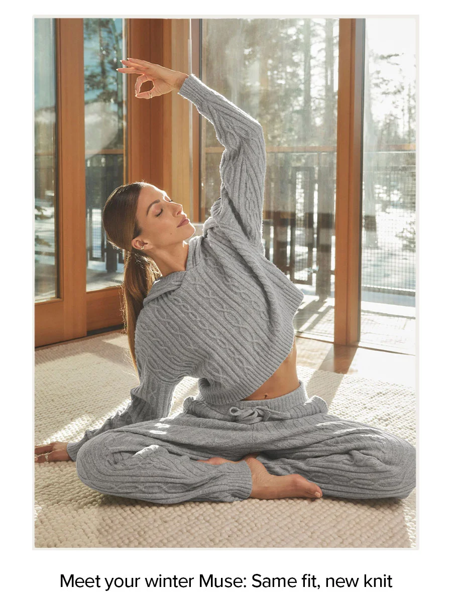 MEET YOUR WINTER MUSE: SAME FIT, NEW KNIT