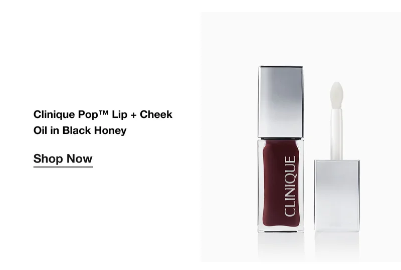 Clinique Pop™ Lip + Cheek Oil in Black Honey