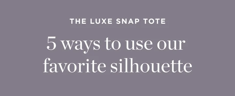 5 Ways To Use Our Favorite Silhouette