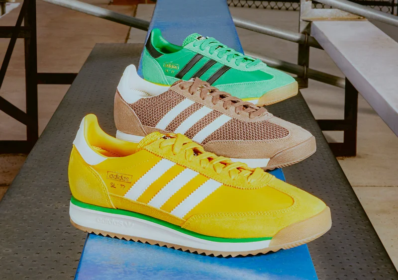 Shoes on a bench