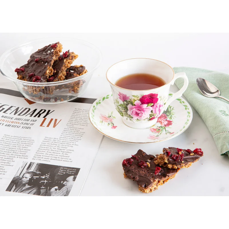 Image of KnekkeGodis Chocolate Toffee Cranberry Crispbread