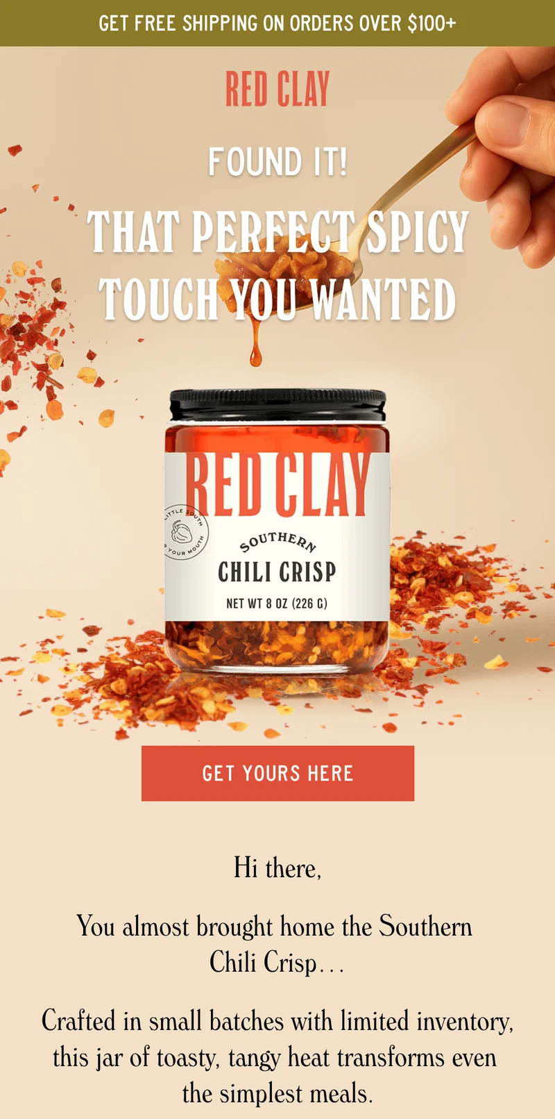 Found It!   That Perfect Spicy Touch You Wanted