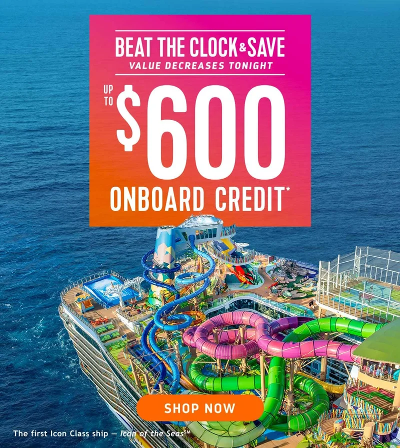 UP TO $600 ONBOARD CREDIT