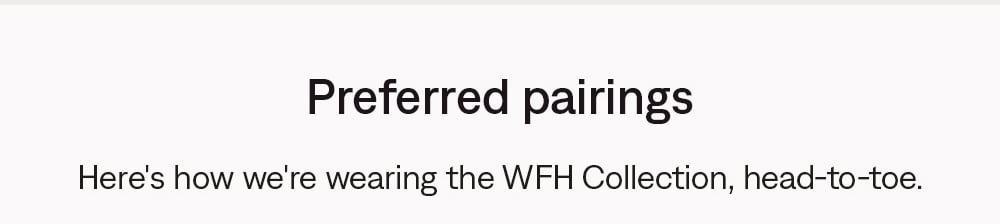 Preferred pairings