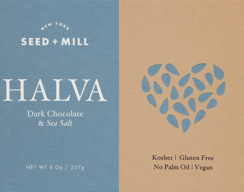 Image of LOW INVENTORY!!!<br>Seed & Mill Dark Chocolate & Sea Salt Halva