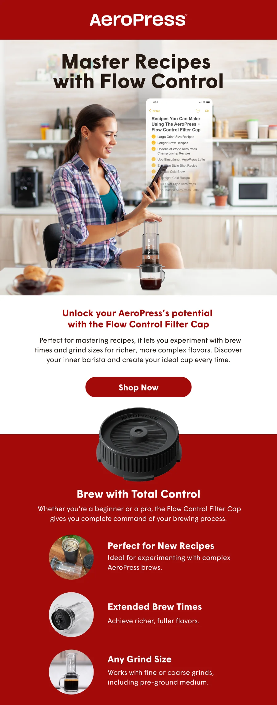 Master Recipes with Flow Control