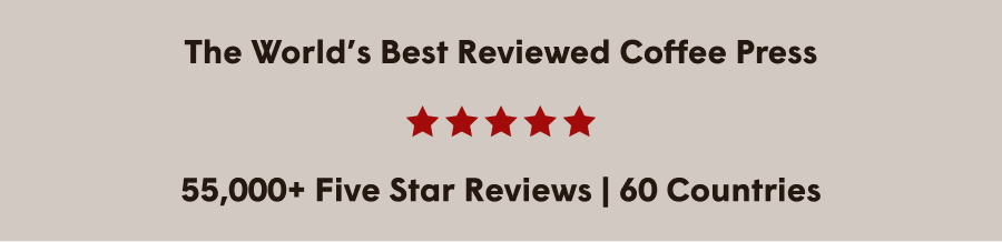 55,000+ five star reviews, 60 countries
