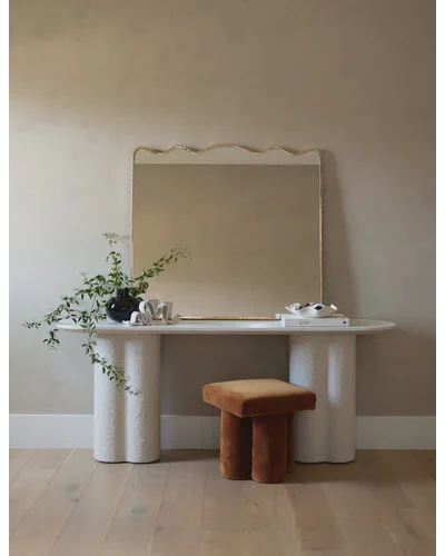 Rook Mantel Mirror by Sarah Sherman Samuel - Gold