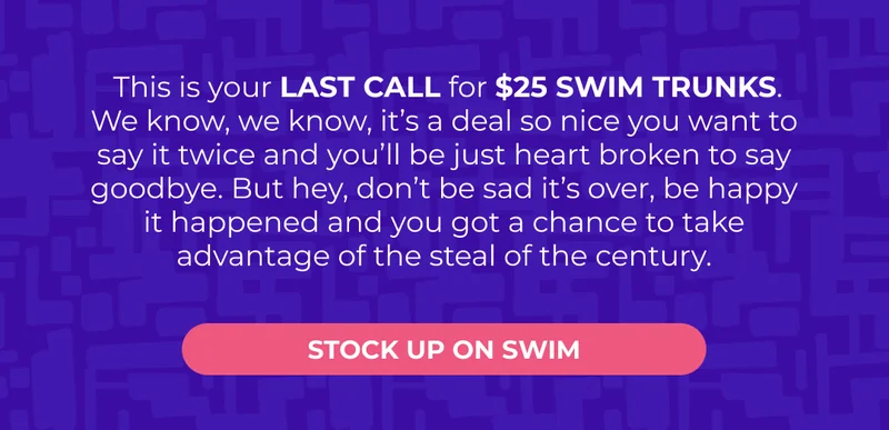STOCK UP ON SWIM