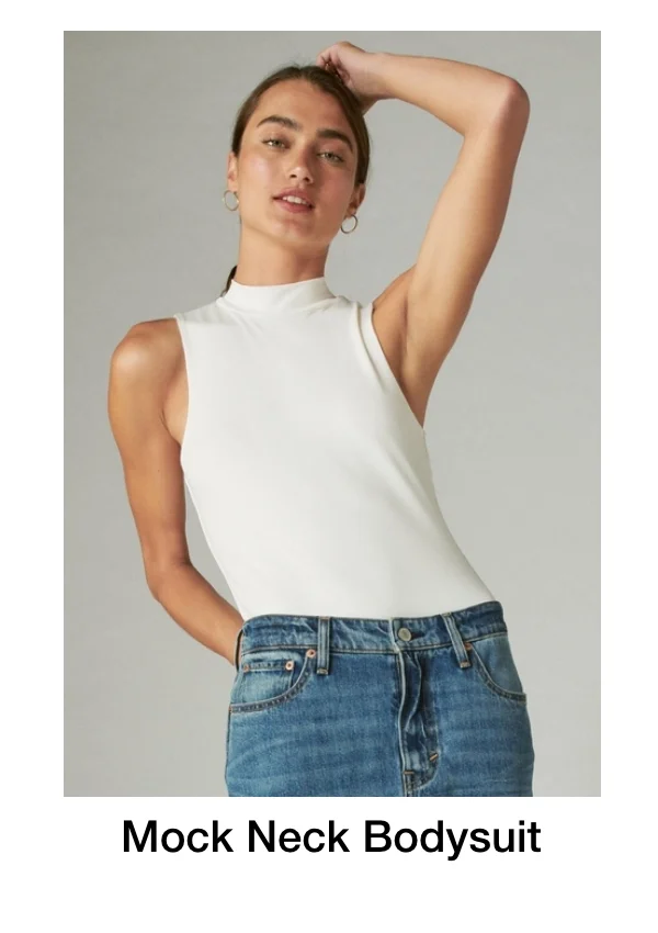 Mock Neck Bodysuit
