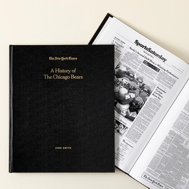 New York Times Custom Football Book