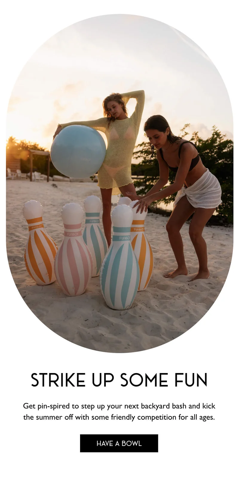 BACKYARD BOWLING SET