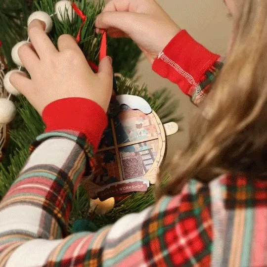 25-Day Countdown to Christmas QR Ornament