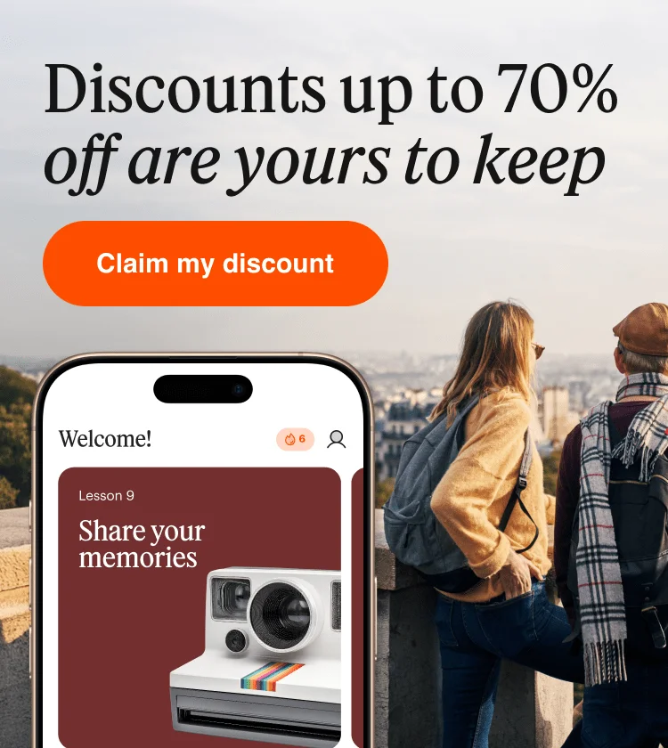 Discounts up to 70% off are yours to keep