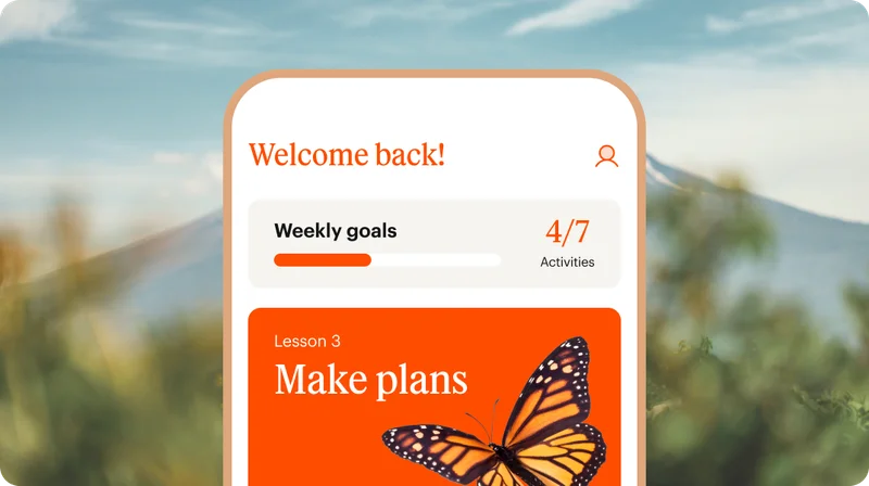 welcome back - weekly goals - make plans