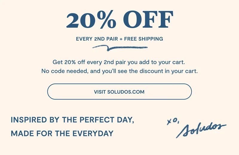 20% Off Every 2nd Pair